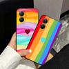 Rainbow Gradient Love Desgin Soft Phone Case for Xiaomi Poco X5 X6 X7 X8 Pro Max X3 F7 F8 Ultra M8 M7 M6 M5 Redmi 15 15C 14C 13C