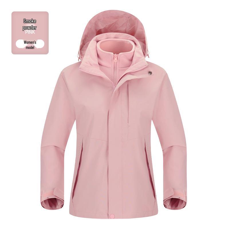 Unisex Outdoor 3-in-1 Tech Mountaineering Suit: Waterproof, Windproof, Temperature-Regulating, Fashionable, Wear-Resistant, Scratch-Resistant.