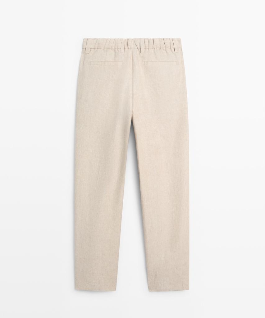Masimodutti 100% Linen Total Look Pants