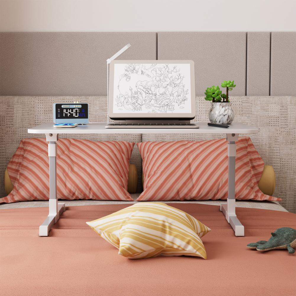 Laptop-Betttabletttisch, verstellbarer Laptop-Betttisch, tragbarer Stehpult mit Aufbewahrungsschublade, faltbarer Schoß-Tabletttisch für das Sofa