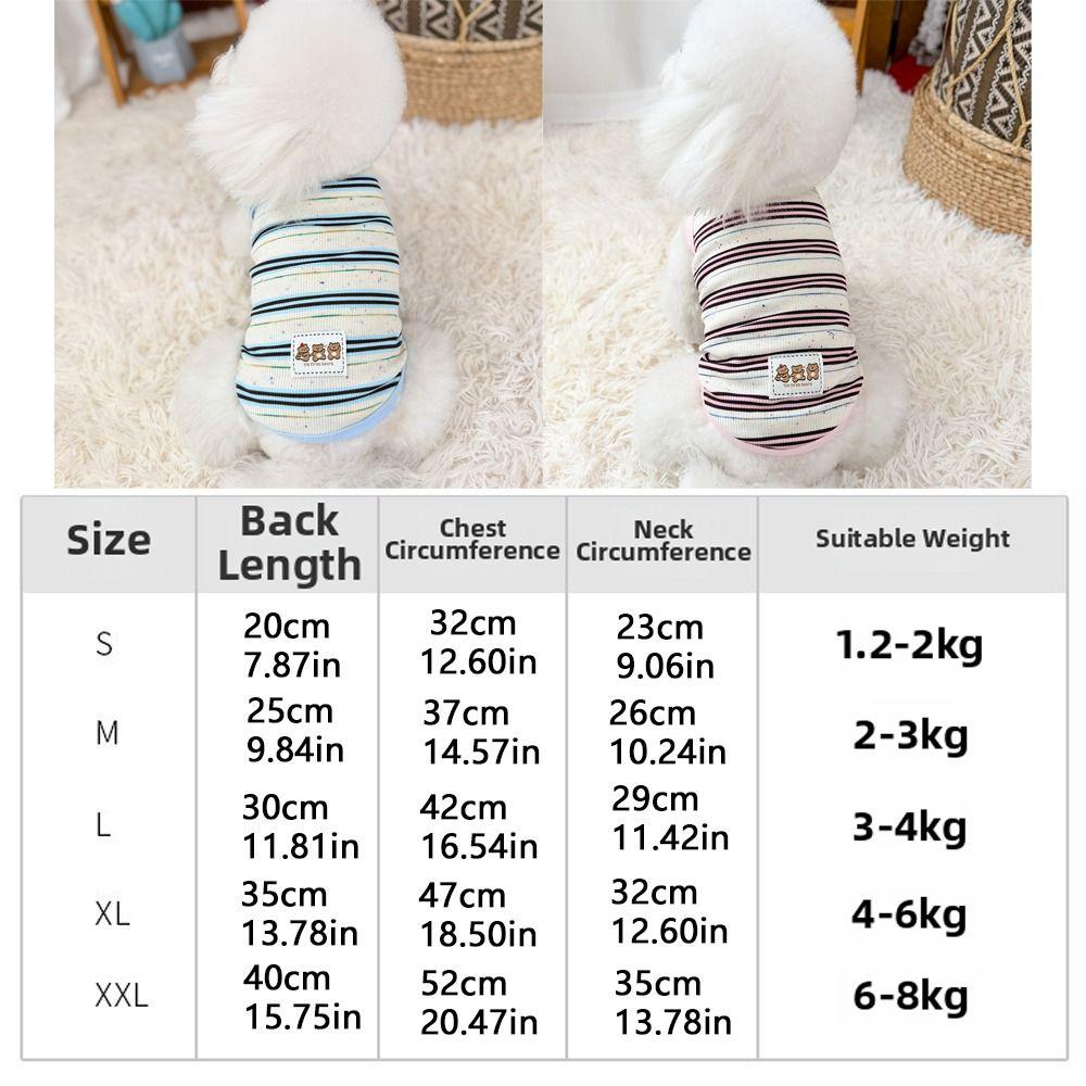 Round Neck Dog Cooling Vest Breathable Summer Dog Clothes Cute Pet Outfits  Small Dogs