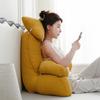 Corduroy Headboard Cushion: Soft Upholstered Lumbar Support & Neck Protection Pillow for Reading in Bed or Dorm