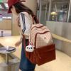 Schoolbagins Style Japanese Plaid Backpack Niche, Junior High School Girls, High School Students, Schoolbags, Women's Large-capacity Travel Backpacks