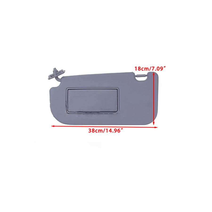 Front Driver/left Side Sun Visor With Makeup Mirror 852021F010LX For Kia Sportage 2005-2010
