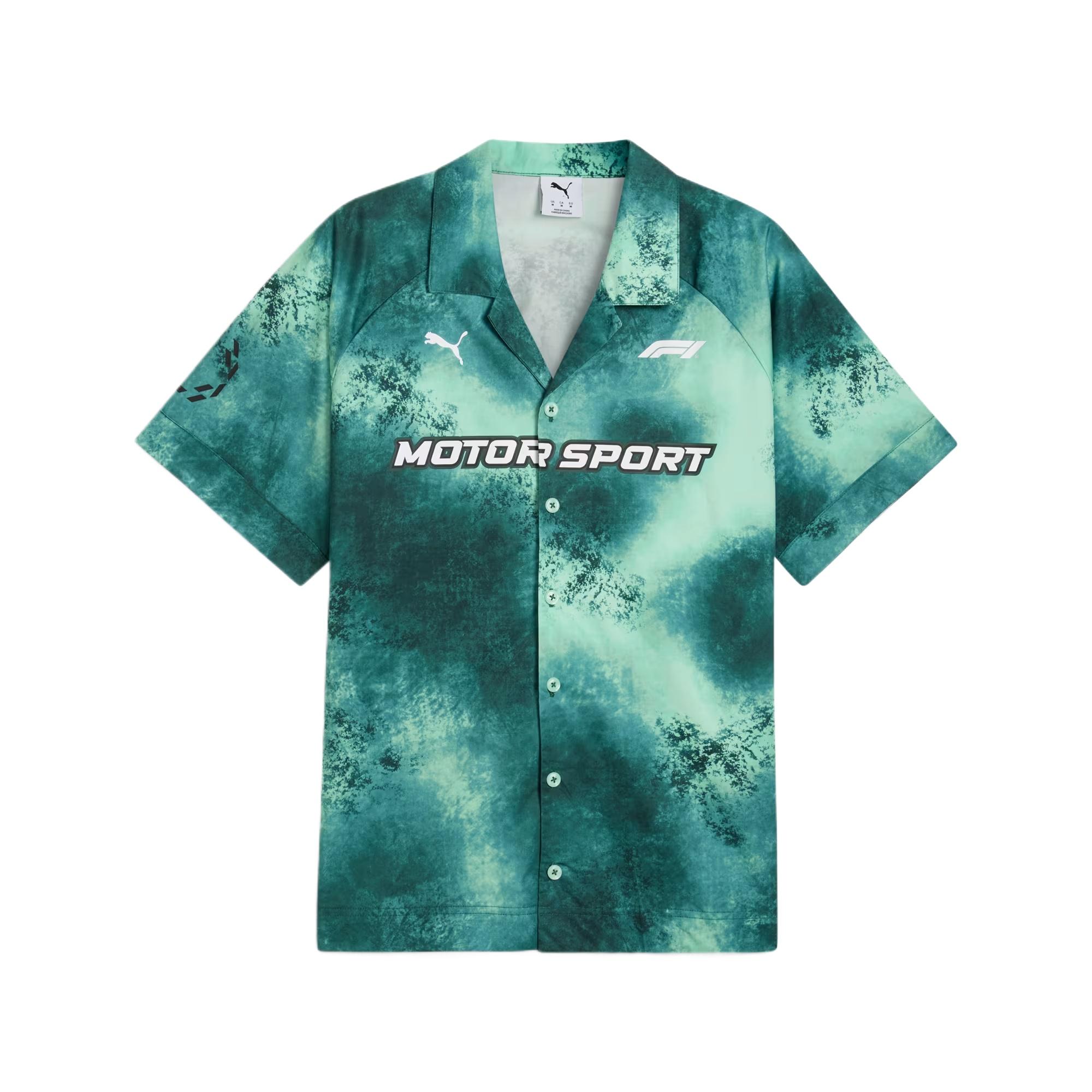 PUMA Formula 1 Short Sleeve Motorsport Shirt Mint Melt Men s 635270-06 S