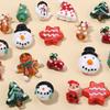 2pcs/Lot Christmas Lampwork Beads Christmas Beads Christmas Tree Snowman Gingerbread Man Spacer Beads Glass Beads DIY Bracelet