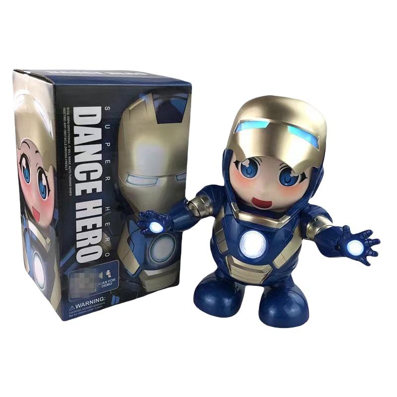 Dance Hero Bumblebee Batman Spiderman Optimus Prime Electric Robot Toy For Kids