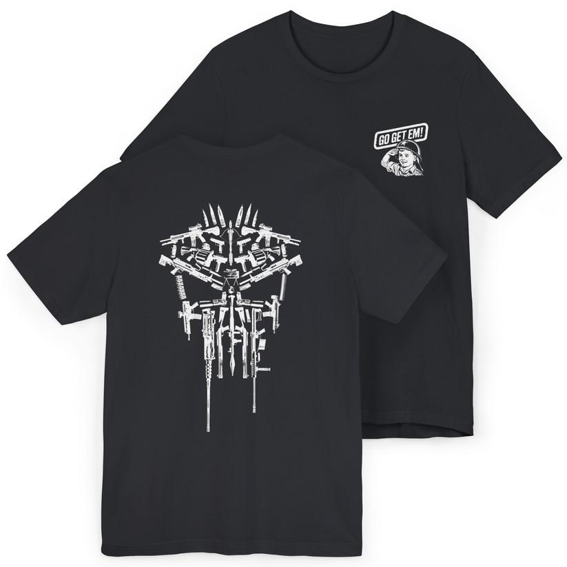 RETRIBUTION Double Sided Tee Graphic Streetwear Vintage Print T-Shirt XXL
