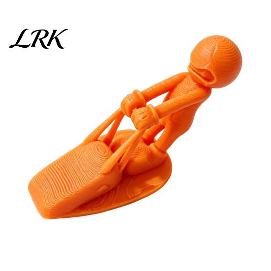 Tugging Man Door Wedge 3D Printed Doorstop, Little Stopper Wedge, Floor Anti-slip Carpet Doorstop for Home Living Room Bedroom Accessory