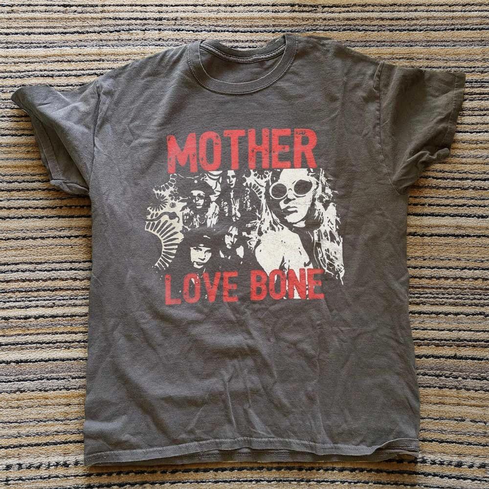 ¡CALIENTE! Camiseta Gráfica de Carbón de la banda Mother Love Bone de los 90 Camiseta de regalo S-5XL