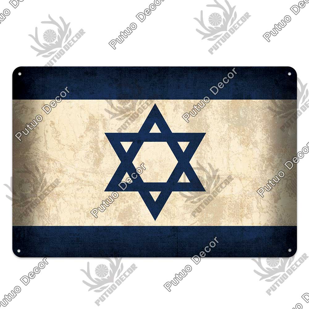 Dekorationsflagga Vintage Plakett Metallplatta Tennskylt Väggkonst Dekoration Affischer Man Cave Bar Pub Vardagsrum Hem Järnmålning