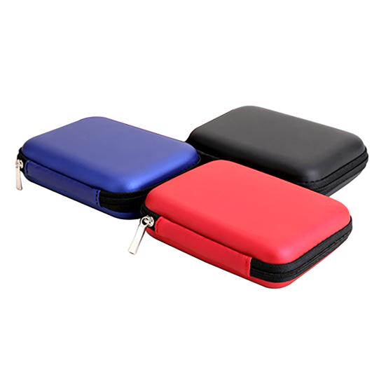 Protective Case Mini Storage Cover Zipper Bag 2.5 Inch USB External Hard Disk Drive Case Bag for Home