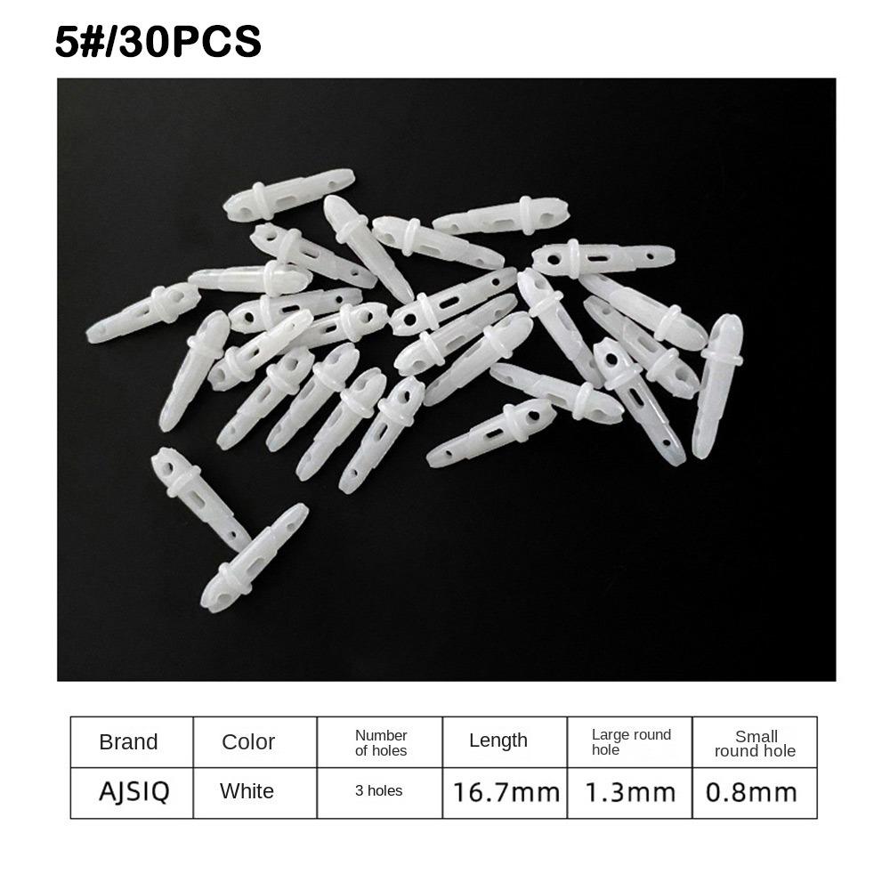 

30pcs Saltwater Fishing Equipment Copper/Plastic Slide Parts Snapper Skirts Rubber Tie Buzzbait Silicone Thread Tackle