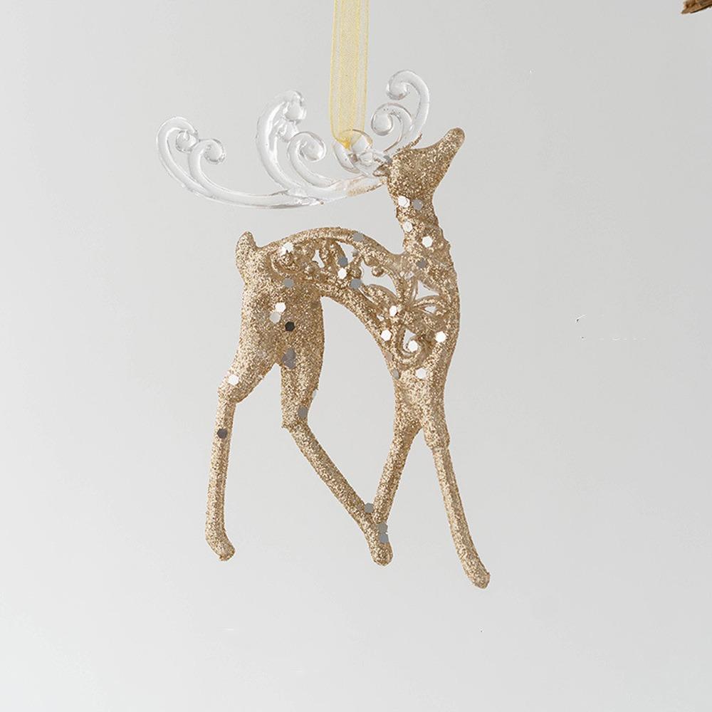 Transparent Artificial Snowflake Decoration Xmas Tree Hanging Pendant  Merry Christmas Decoration