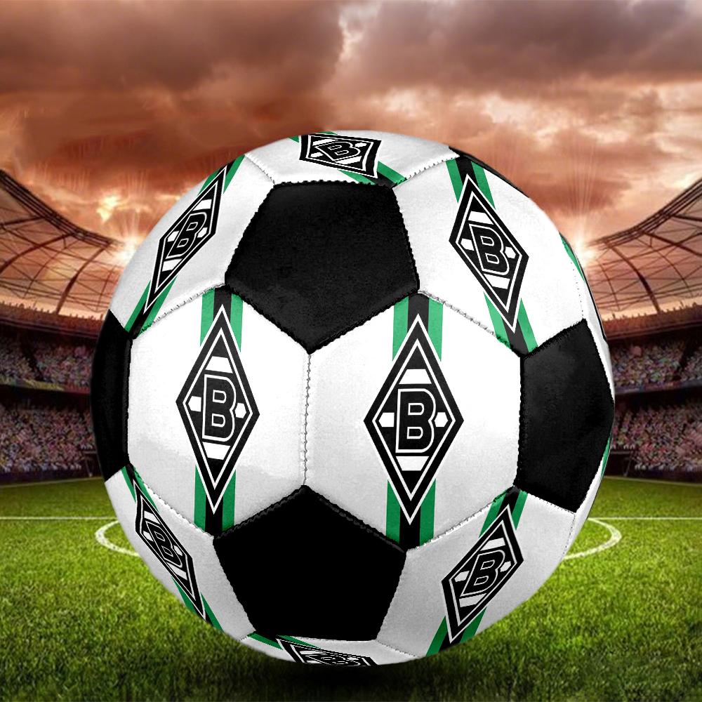 Borussia Indoor Soccer Ball Colorful Machine Stitched PVC Size 5 Team Training Competition Ready Durable High-Bounce Cool Sports Gift