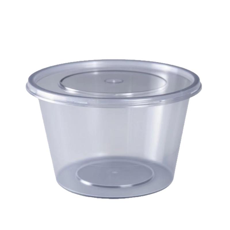 Round Disposable Food Containers with Lids