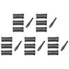 ABJI-15 Pack Shaver Head Replacement Trimmer For Bodygroom BG 2026 - 2040 S11 YSS2 YSS3 Series With Brush