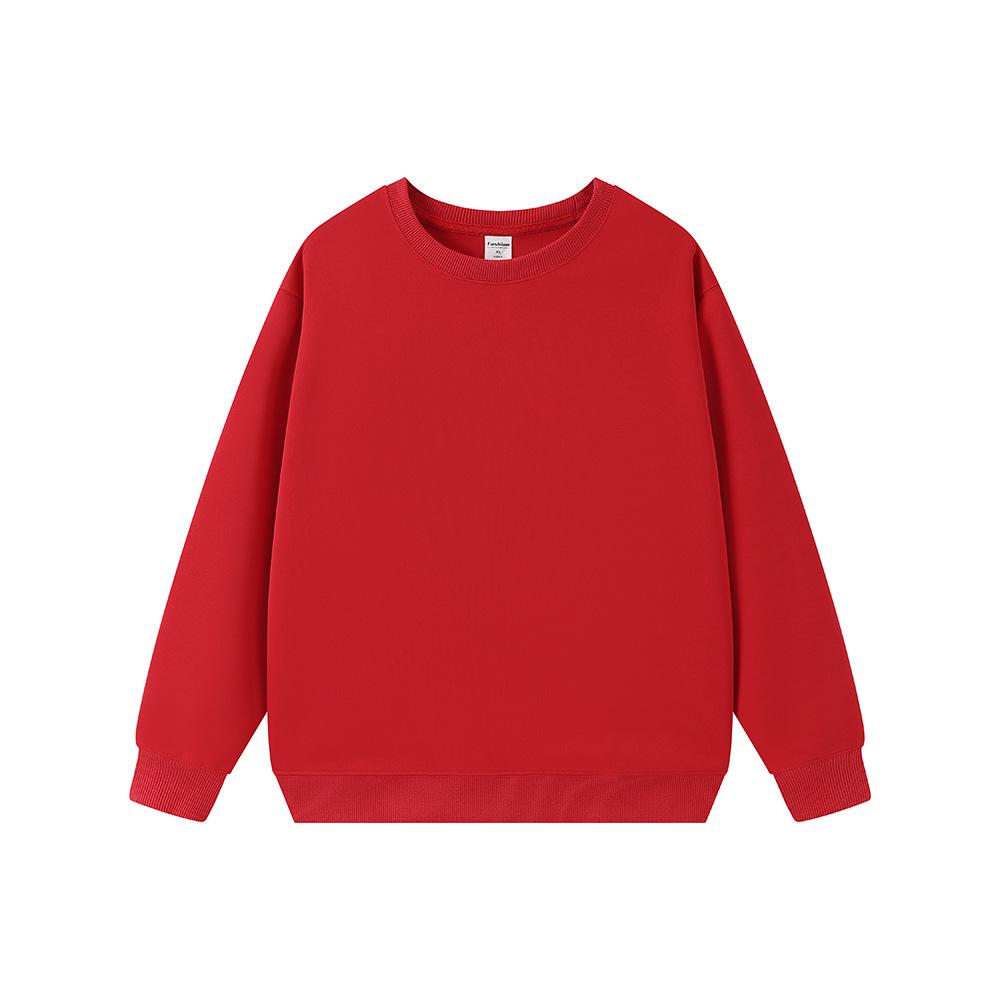 Ciężka Męska Bluza z Kapturem Casual Luźna 330G - Jednolity Kolor Amerykański Trend, Kolekcja Jesień/Zima