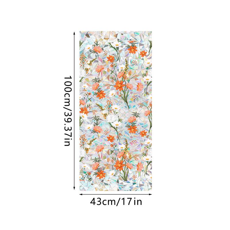 Bunte Regenbogenvogel Muster Prismatische Fensterfolie Wiederverwendbar Klebstofffrei Statisch Haftend Regenbogen Sonnenfänger Aufkleber Für Heimdeko