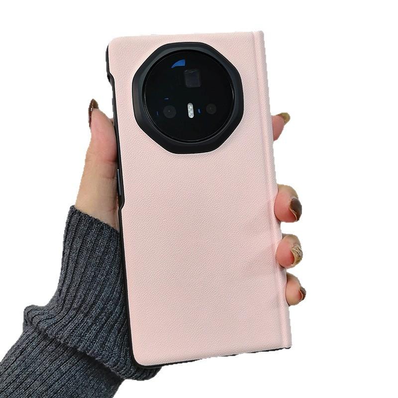 Applicable to Honor magic v6 mobile phone case all-inclusive center shaft new folding screen v5 shell fashionable premium v3 leather case