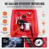Portable Diesel & Gasoline Tank 48 Gal Fuel Tank with 12V Transfer Pump