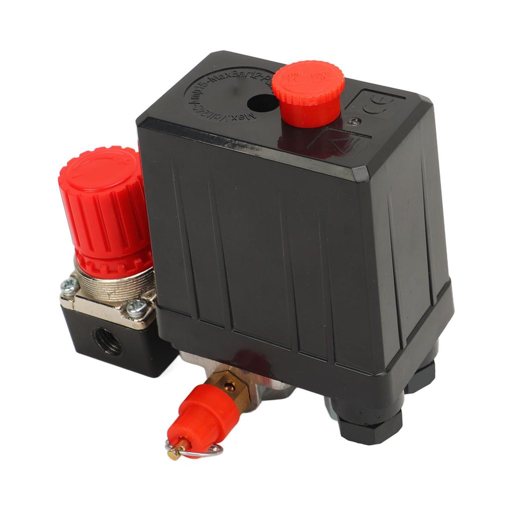 Air Compressor Pressure Switch Control Ball Valve Controller 0?180PSI with Gauge for Replacement