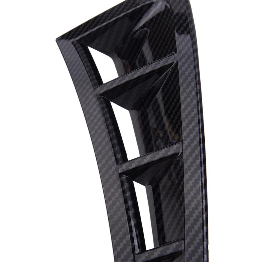 2x Carbon Fiber Look Side Fender Air Outlet Vent Cover Trim For Sonata 2020-2021