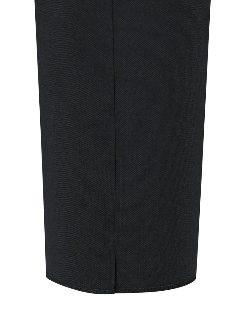ZIOZIA Men'S Solid Suit Pants_Abg2Sp1202Bk