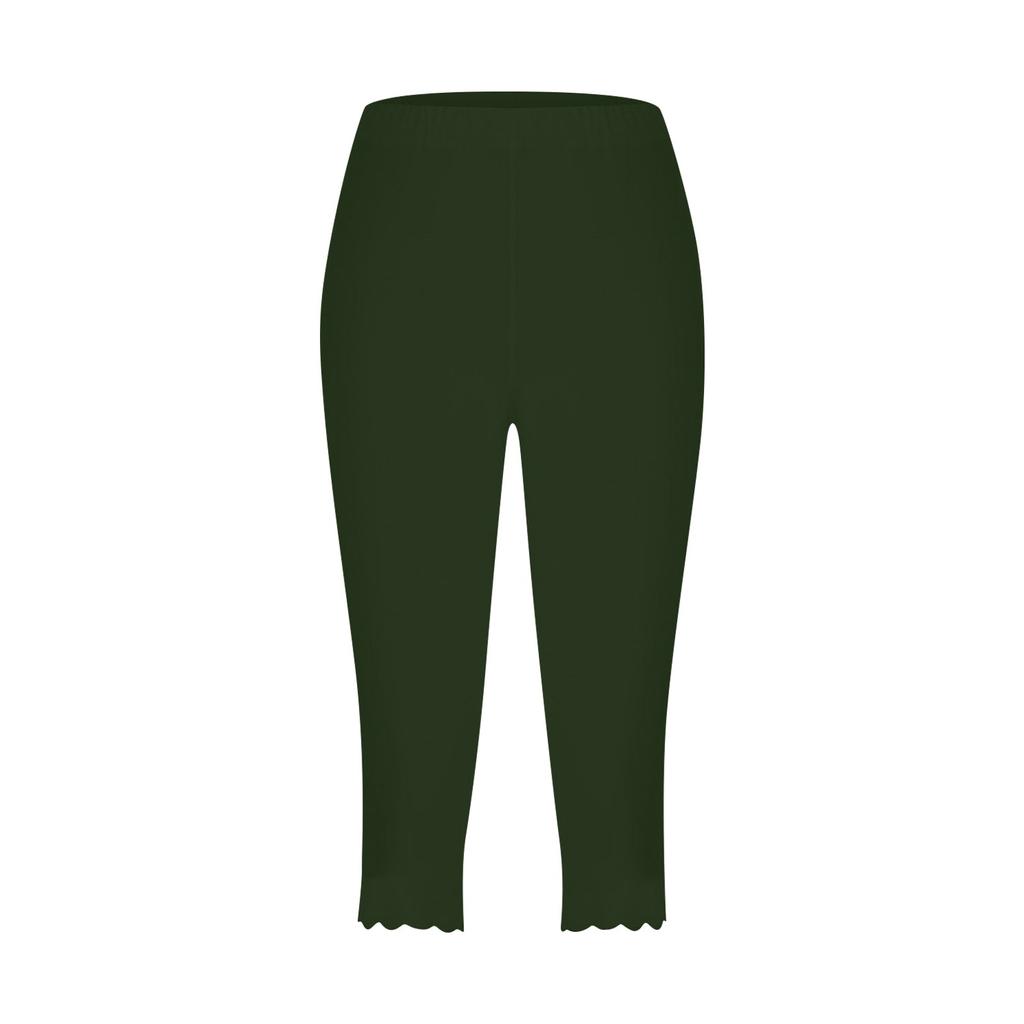Sommer Damen Leggings Verkürzte Hose Hoher Bund Enge Hose Zum Laufen Yoga Fitnessstudio Training