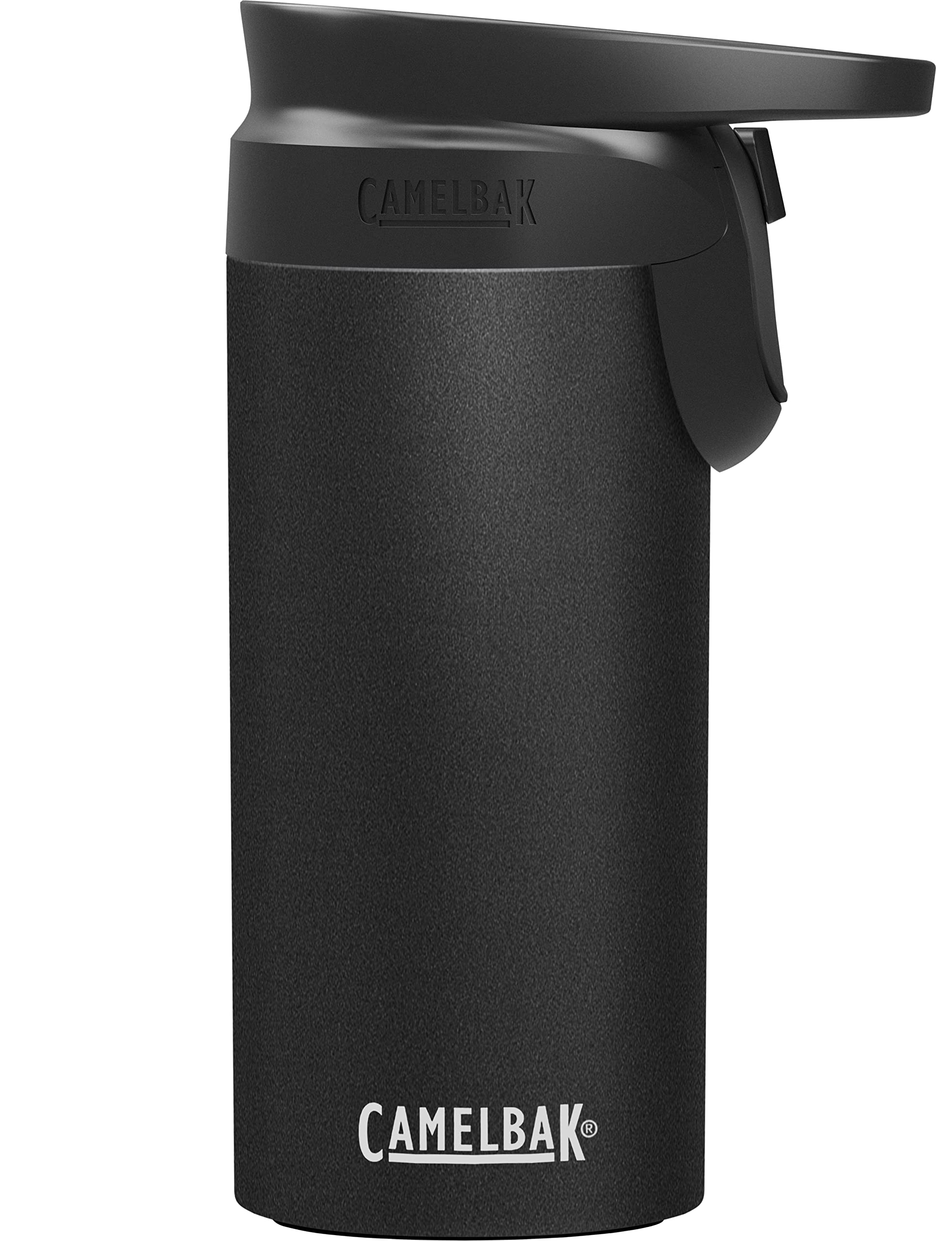 

No Vacuum insulated travel tumbler Camelbak Forge Flow travel mug 350ml operation Vacuum insulation Keeps drinks hot or cold 350ml Black spills/drink чёрный