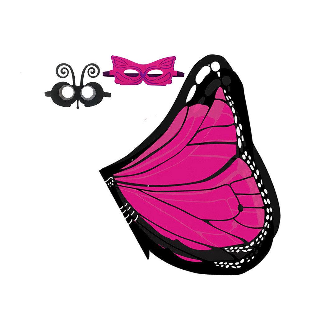 New Children's Halloween Elf Costume with Angel Wings and Mask