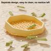 Pet Slow Feeder Bowl Adjustable Slow Feeder Non-slip Octagonal Pet Dish