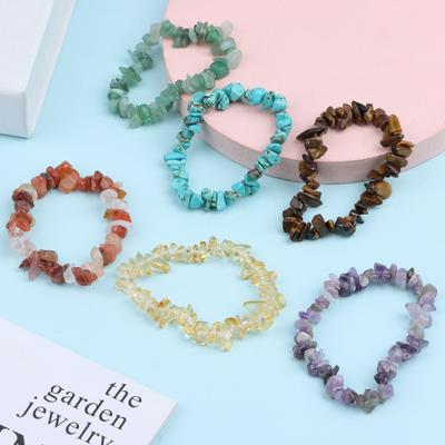 15 Pieces Irregular  Chip Bracelets Set