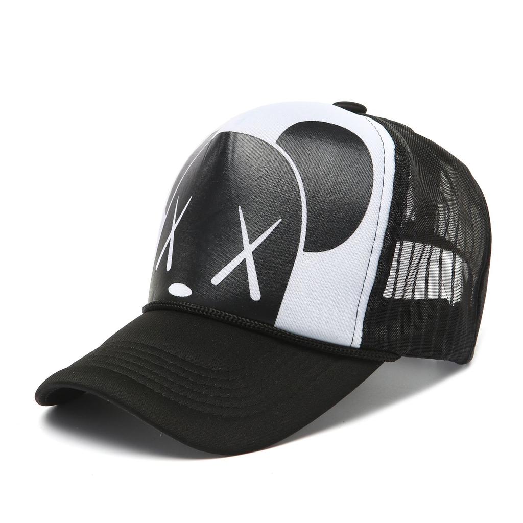 Fashion Mesh Baseball Caps for Men Women Spring Summer Cartoon Printed Snapback Hat Female and Male Sunshade Hat Bonnets Gorra