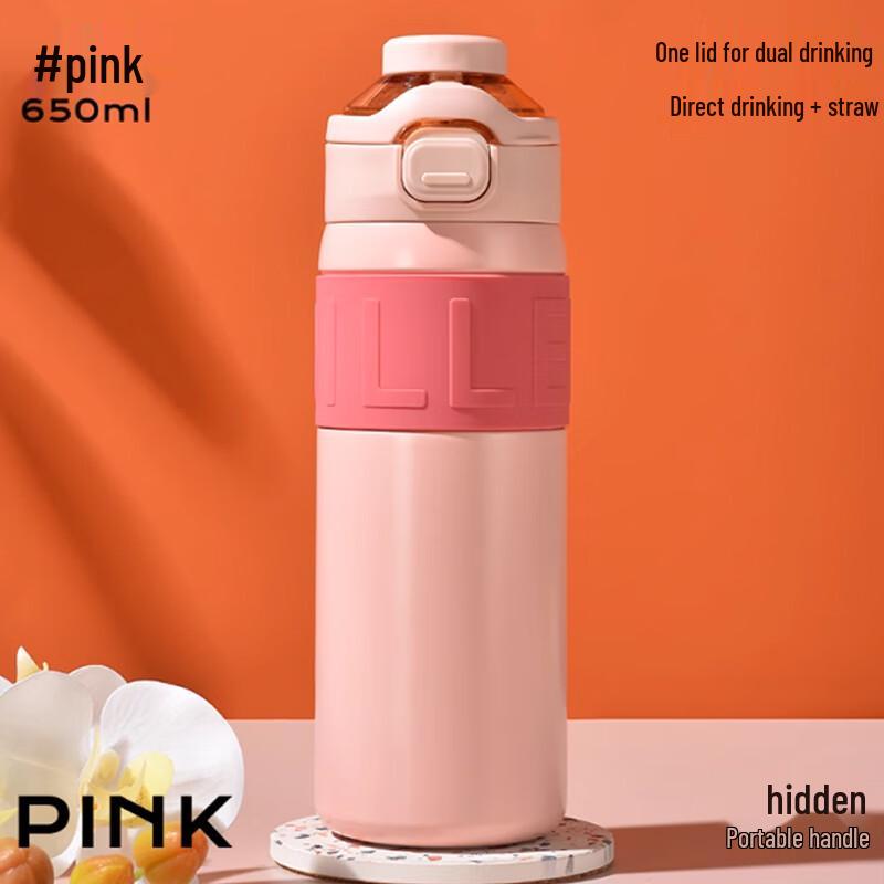 Diller 316L Stainless Steel Dual-Drink Insulated Water Bottle