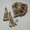 Handmade Wedding Groomsmen Hanfu Embroidery Zipper Tassel Cheongsam Pendant Diy Hairpin Bead Stringing Adult Alloy  Glass