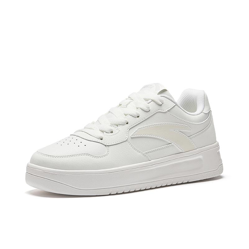 Anta Men's AT91 Low Top Platform Casual Sneakers Off White Cream White 912528003Q-1