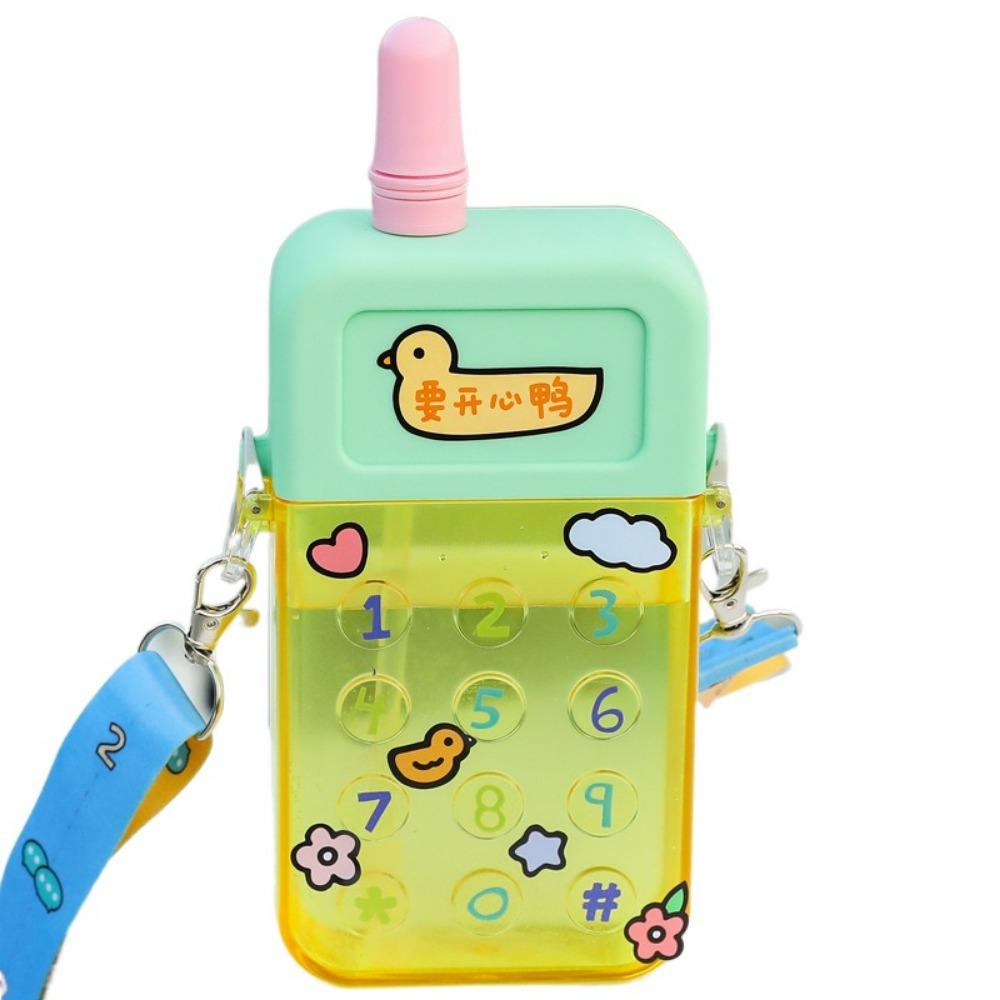 Shatter-resistant Mobile Phone Water Bottle Cartoon Sport Drinking Cup Travel
