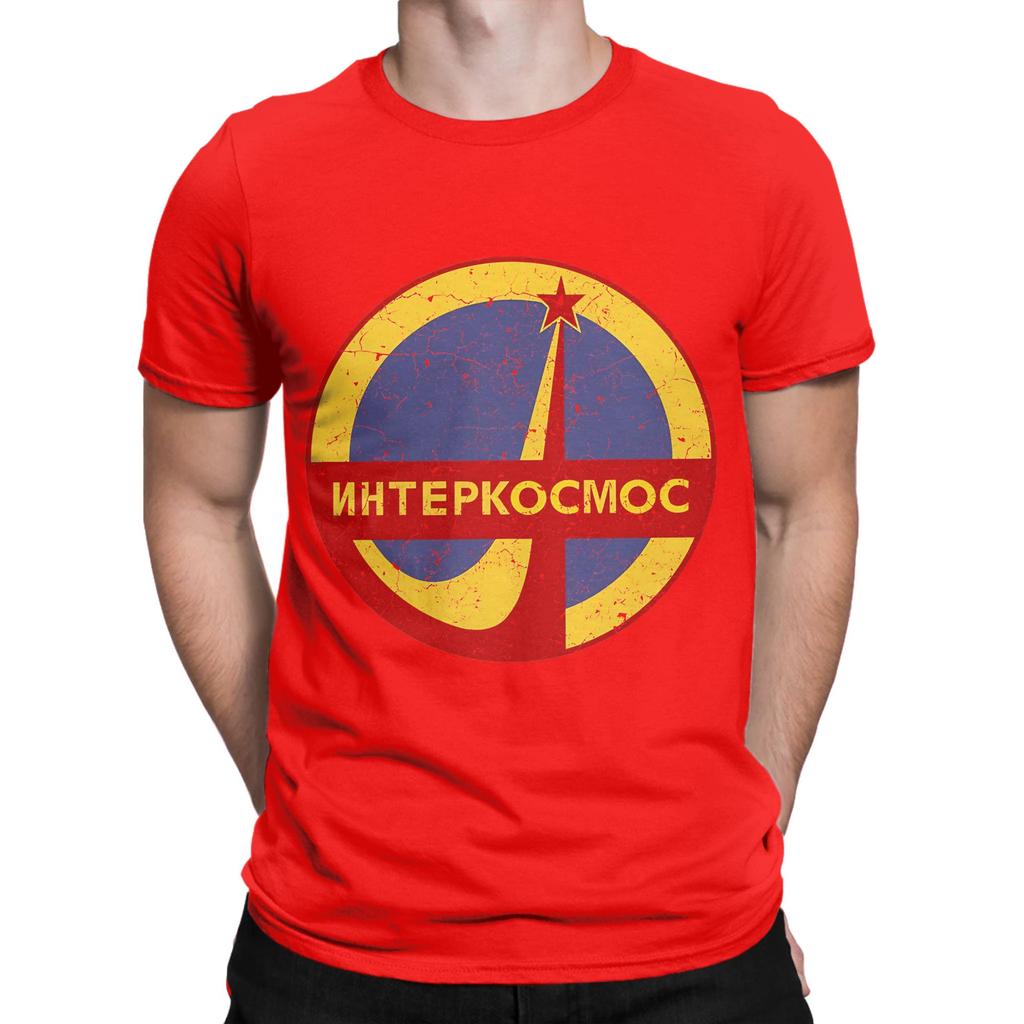 Interkosmos Graphic Funny 100 Cotton TShirt Interkosmos Tees Tops For Unisex