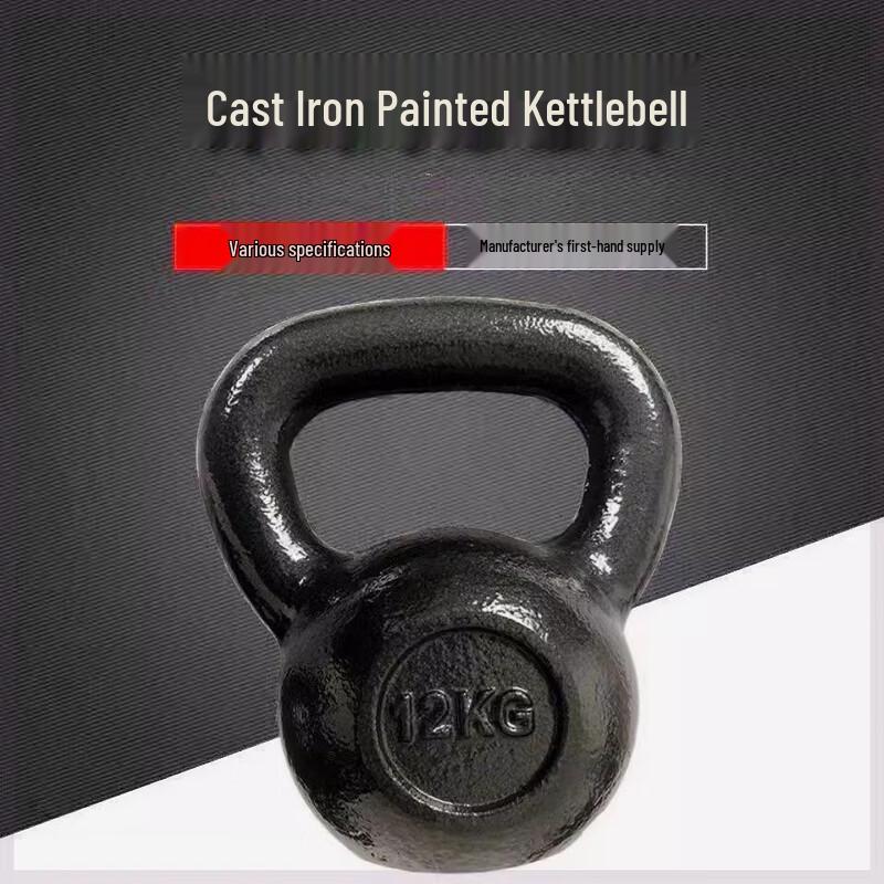 Painted Cast Iron Kettlebell