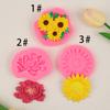 Chrysanthemum Peony Sunflower Silicone Fondant Cake Sunflower Chocolate Decorative Accessories Gypsum Clay Clay