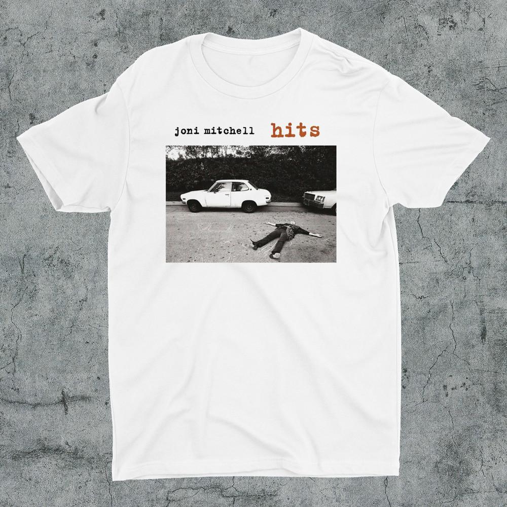 Collection Joni Mitchell Hits Album White T Shirt All Size S-5XL AR1451 Unisex T-Shirt M