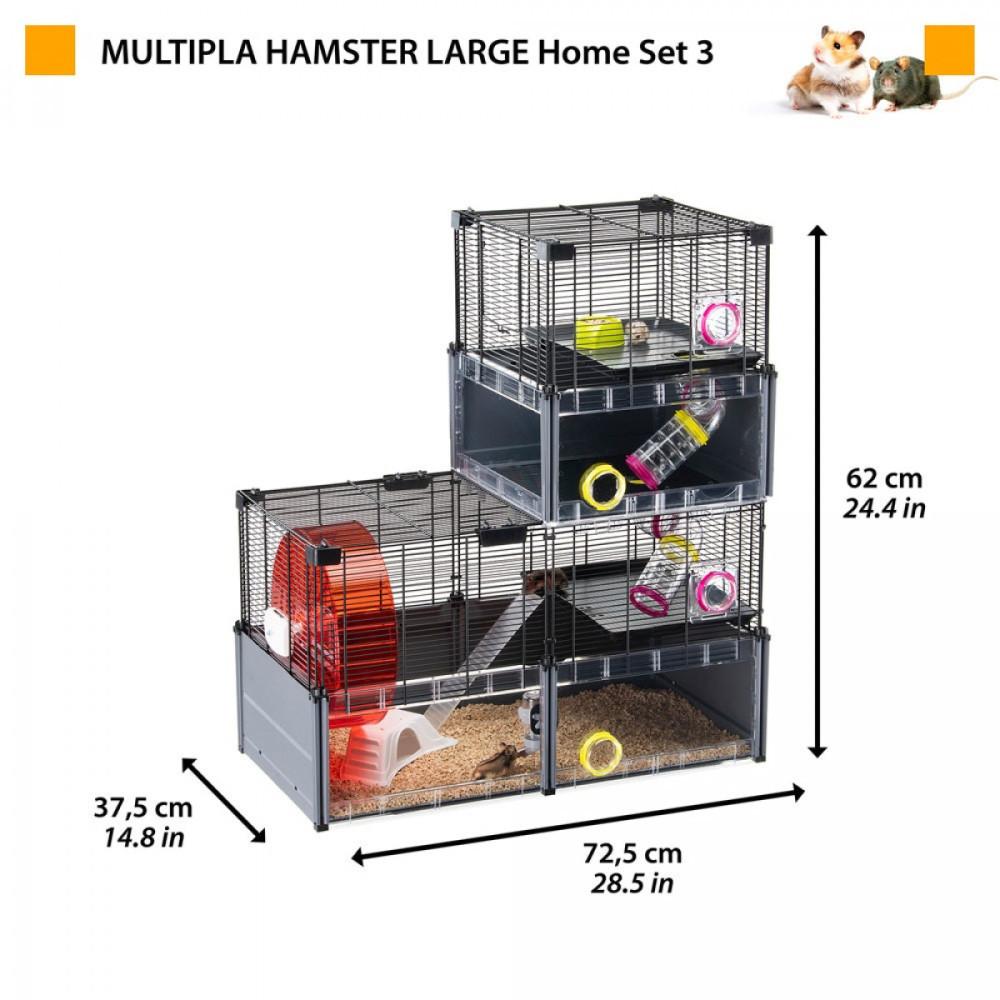 Ferplast Multipla Hamster Large 107.5x37.5x H 42cm