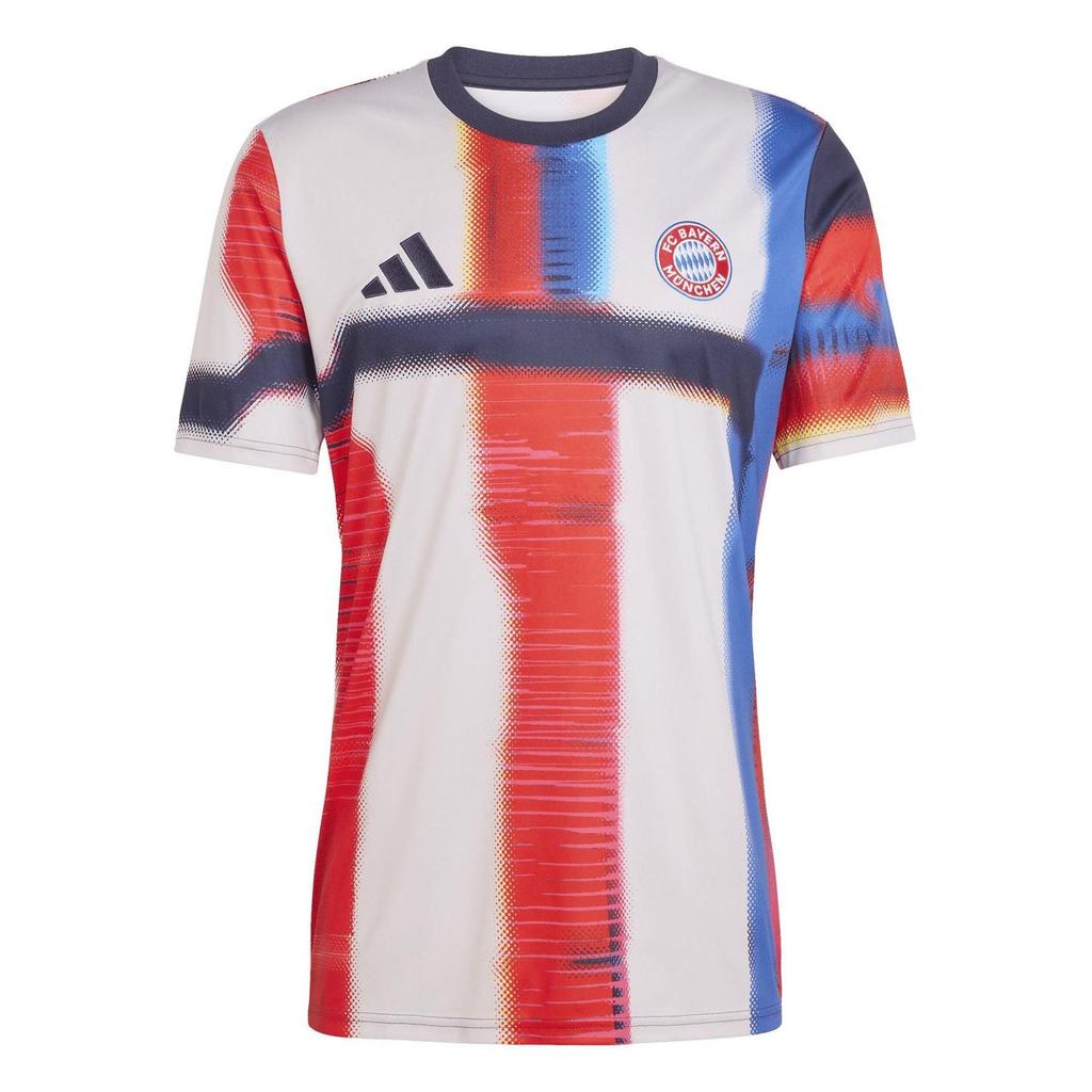 adidas Mens FC Bayern Munich Short-Sleeved T-Shirt