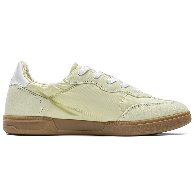 Kappa Comfortable Versatile Non-Slip Wear-Resistant Breathable Low-Top Skate Shoes Women sneaker Yellow White K0D05CC12CJ-328