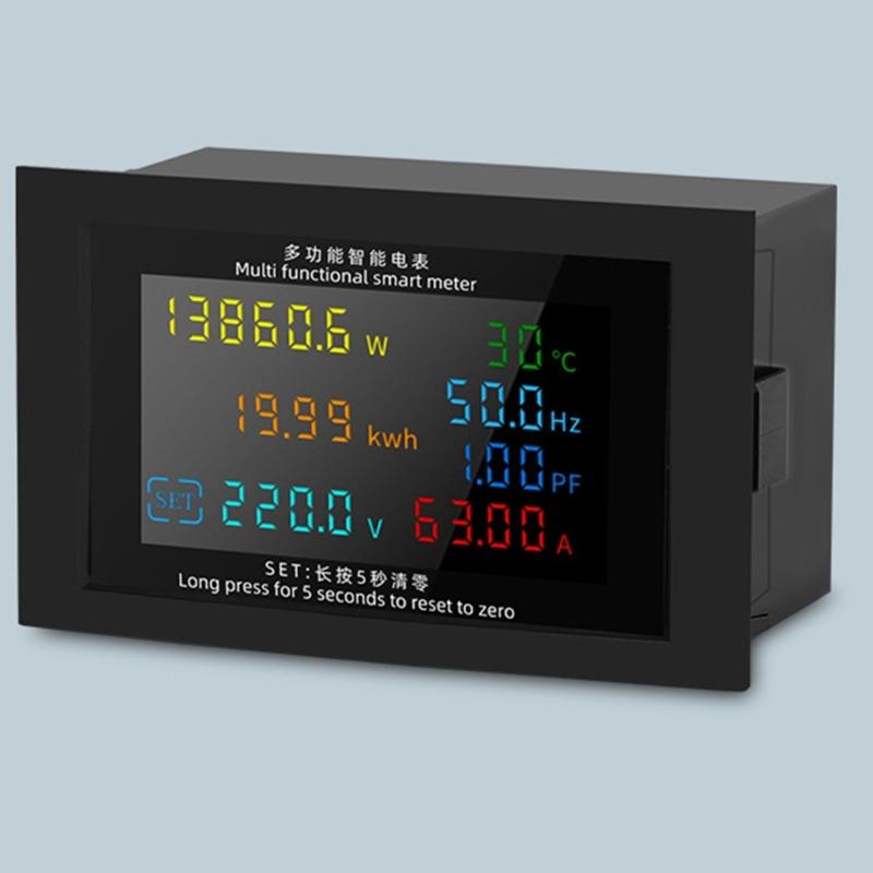 High Accuracy Digital Power Monitors with Clear LED Display Voltage Current Power Electric Energy Monitors