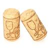 50pcs Seal Freshness Natural Cork Bottle Stopper Soft Wood Cork Leakproof Design Oak Wine Corks Wine Bottle Corks Bar