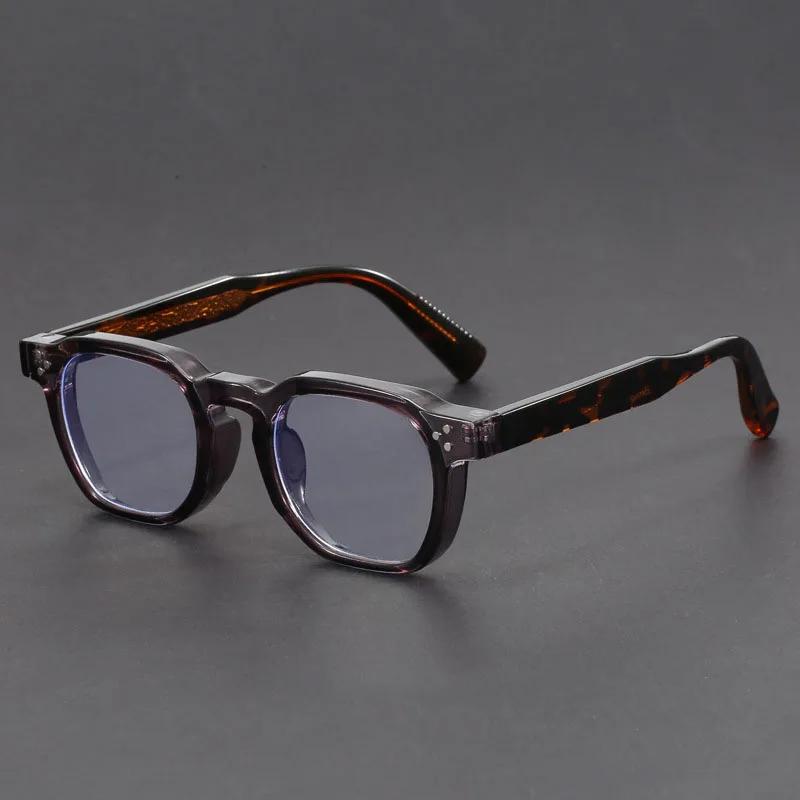

Thick Spectacles Frames Female Male Vintage Oversized Eyeglasses Frames Handmade Unisex Optical Anti- Blue Lightweight Eyeglasses Lunette