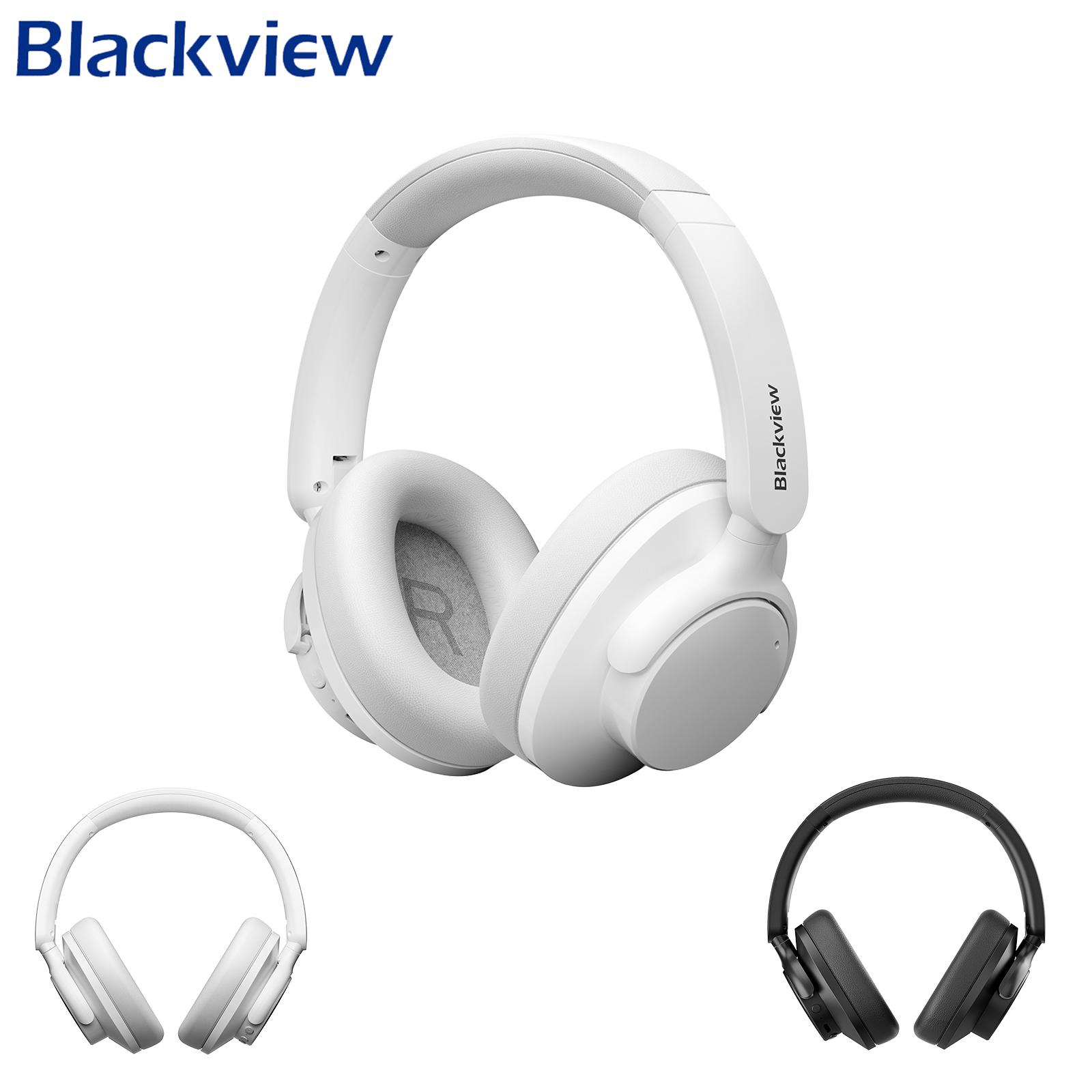 Blackview Cuffie Over Ear per Musica FitBuds H1 Cuffie Wireless Bluetooth Auricolare Stereo per Musica bianco