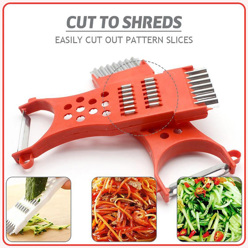 5-In-1 Schäler Reibe Mehrzweck Haushalt Gemüse Knoblauch Kartoffel Slicer Mahlen